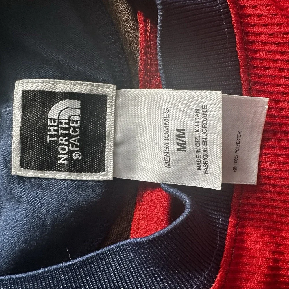 The North Face‎ Shirt Mens M Red Brown Vaporwick Short Sleeve